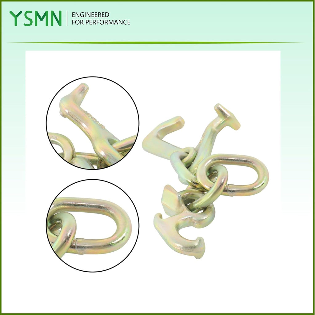 G70 Heavy Duty 4Pcs 5/16 RTJ Cluster Hook Set Replacement for Car Hauler Towing Trucks Wrecker ﻿