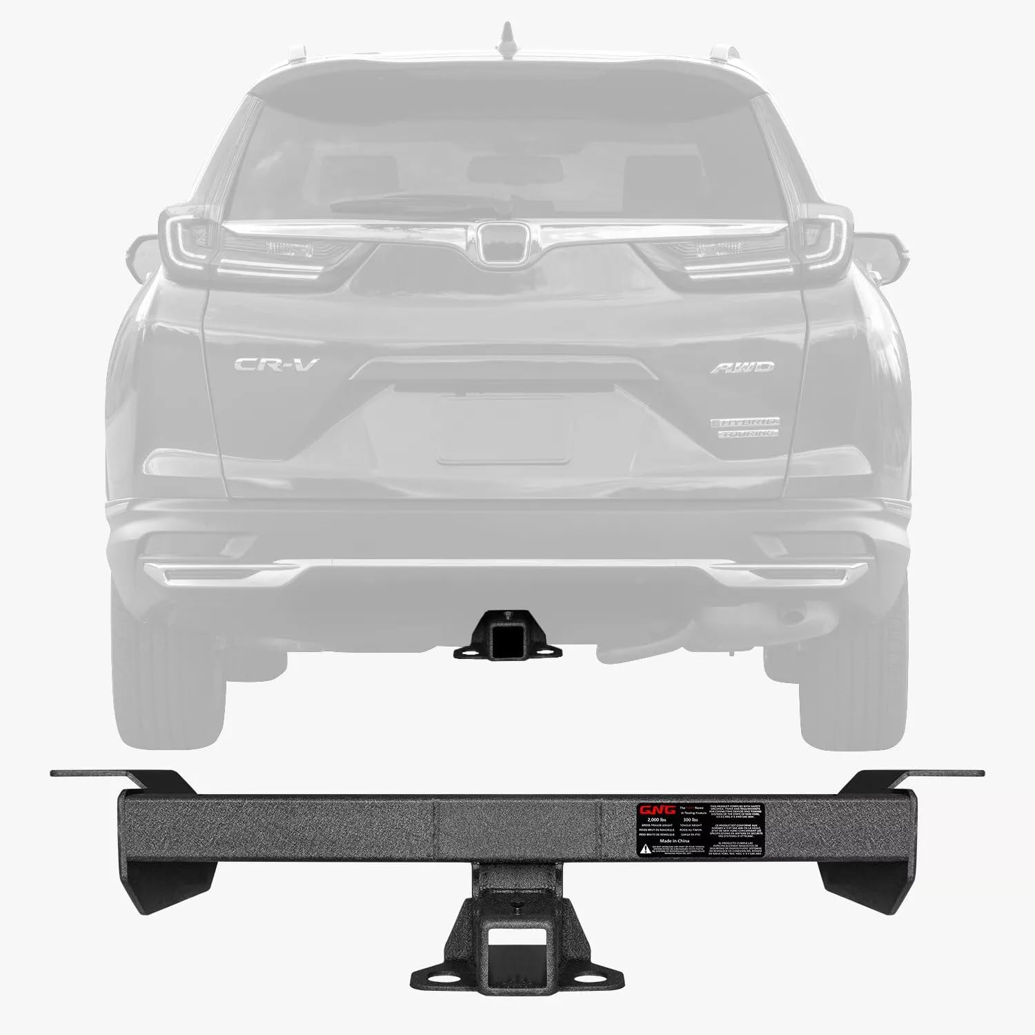 Class 3 Trailer Hitch Compatible with 2017-2025 CR-V 2” Hitch Receiver (Except EXL)