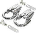 Front Pair Chrome Tow Hooks w/Hardware for Fo rd F 1 50 F-150 2004-2024 Cab Pickup
