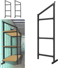 heavy-duty shipping container shelves with 57"(h) x 18"(w), main product view