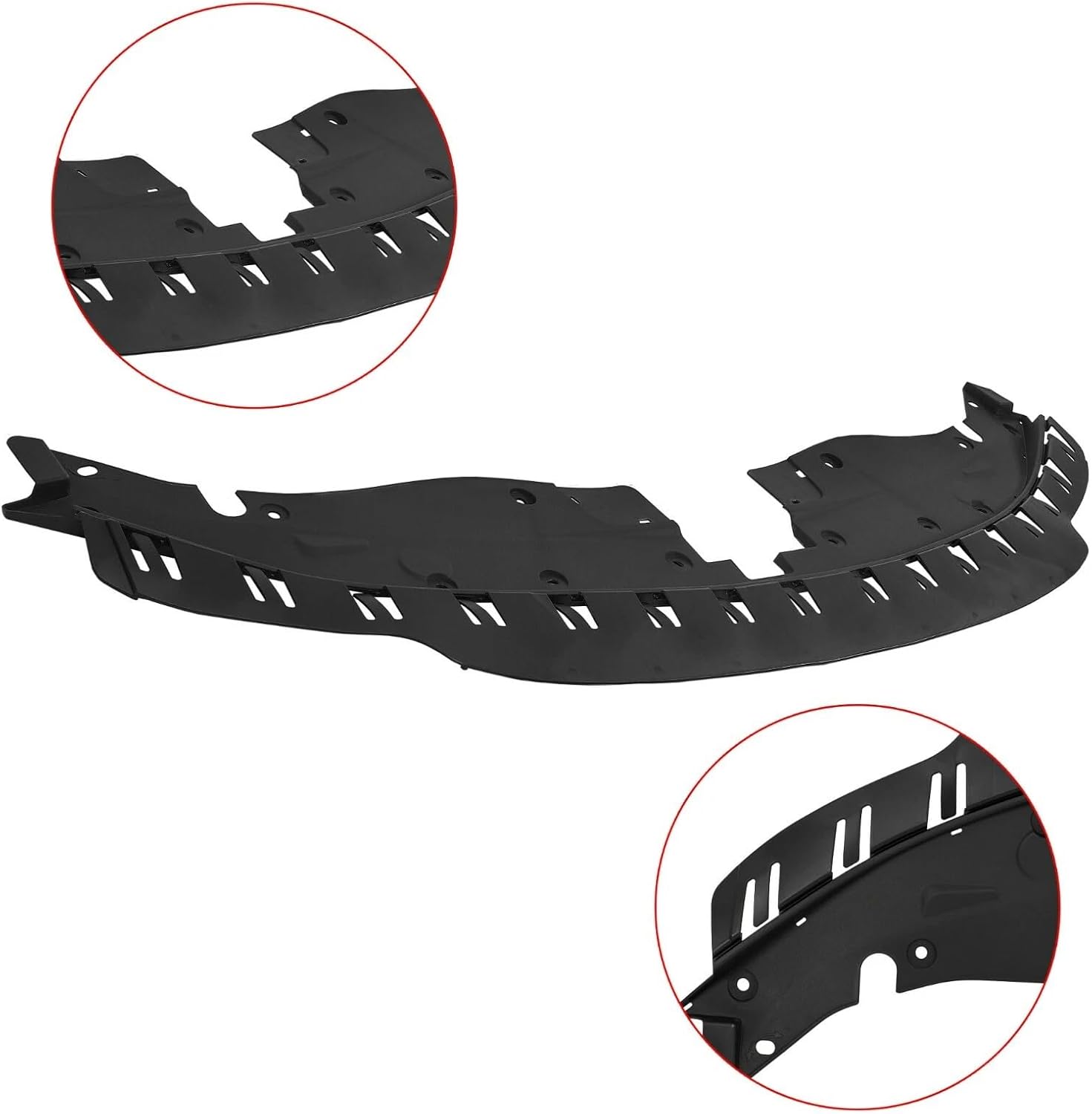 CH1224101 Car Black Radiator Support Cover - For 2015-2023 Dodge Charger Engine Cooling Components 615343569925 68226530AE 68226530AF CH1224101 B01N6BGYEF - 1x Radiator Support Cover