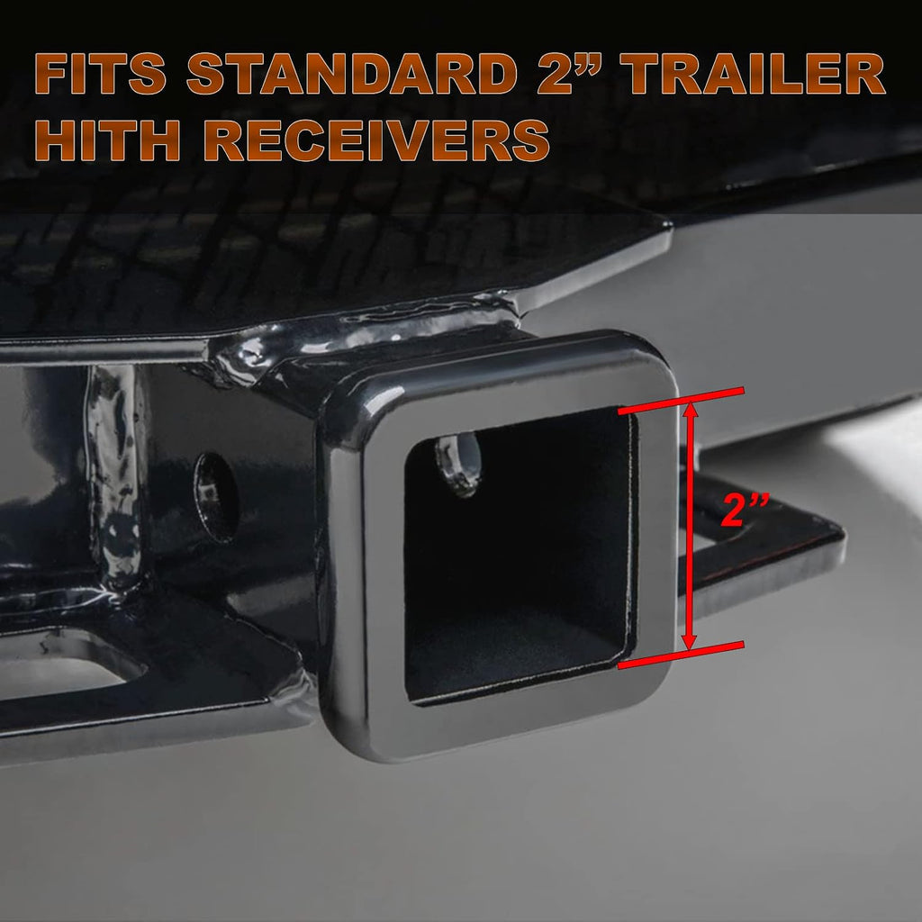 Heavy American Flag Metal Trailer Hitch Cover for 2 Inch Receivers,Tow Hitch Covers 2 Inch for Truck Accessories (with 5/8-Inch Pin Diameter Trailer Hitch Lock)