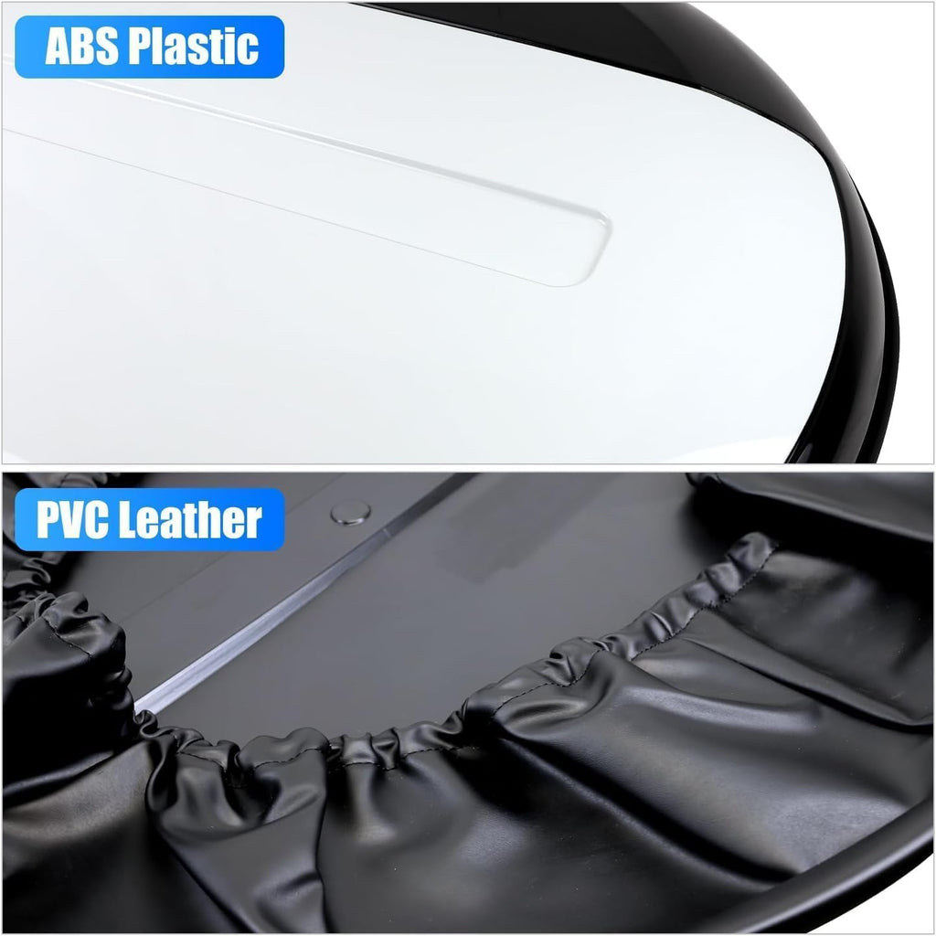 Spare Tire Cover Compatible with 2020-2026 Land Rover Defender 90 110 130 | Spare Tyre Wheel Protector ABS Plastic Fuji White Glossy Black Exterior Accessories