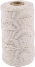328ft Butchers Cotton Twine String 2mm Cooking Twine Food Safe for Bakers, Meat and Roasting, Gift Wrapping, Crafting & Knitting