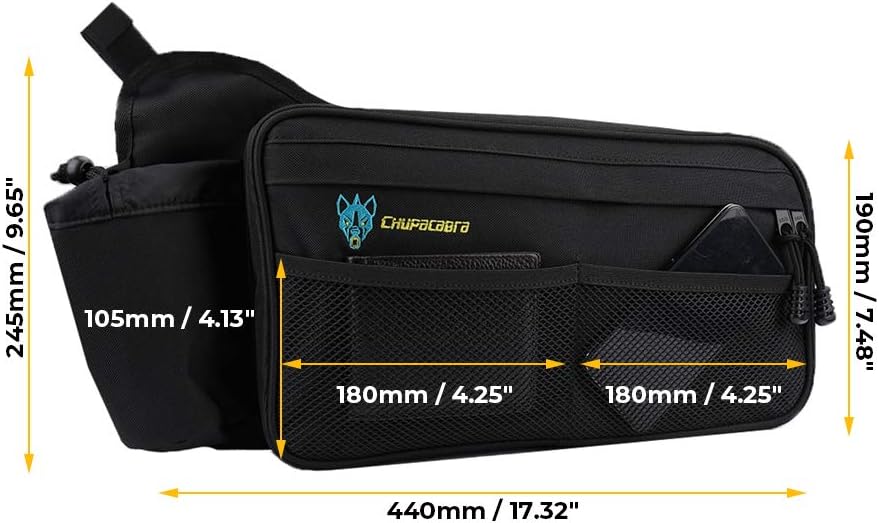 Chupacabra Offroad Can-Am X3 Rear Door Bags - Heavy Duty Water Resistant for 2017-2021 Models - Set of Two Right & Left Door Bags