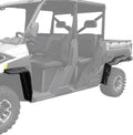 Fender Flare Extensions for Polaris Ranger XP 1000 Crew 2018-2026, Front and Rear UTV Mud Flaps, Heavy Duty Extended Mud Guards, Black HDPE, 8PCS
