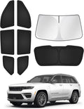 Windshield Sun Shade for 2022-2025 2026 Jeep Grand Cherokee Accessories