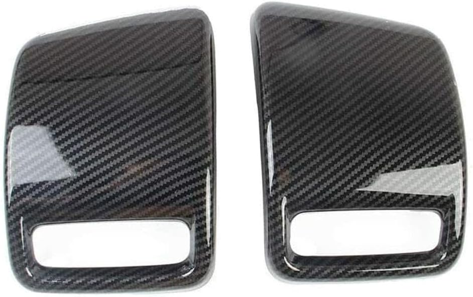 Carbon Fiber ABS Rear Tail Light Cover Trim for Ram 1500 2019-2021