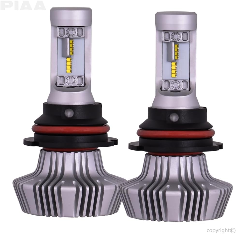 Piaa 26-17397 White 9007 Platinum LED Bulb, 2 Pack (6000K 9007 (HB5) 4000Lm, 6000K, 25W)