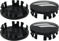 MDEOOSKY 4Pcs 6CZ27DX8AA 63mm 2.5" Wheel Center Cap Covers, Replacement for Dodge Challenger, Charger, Durango Replace 6CZ27RM8AA (Black)