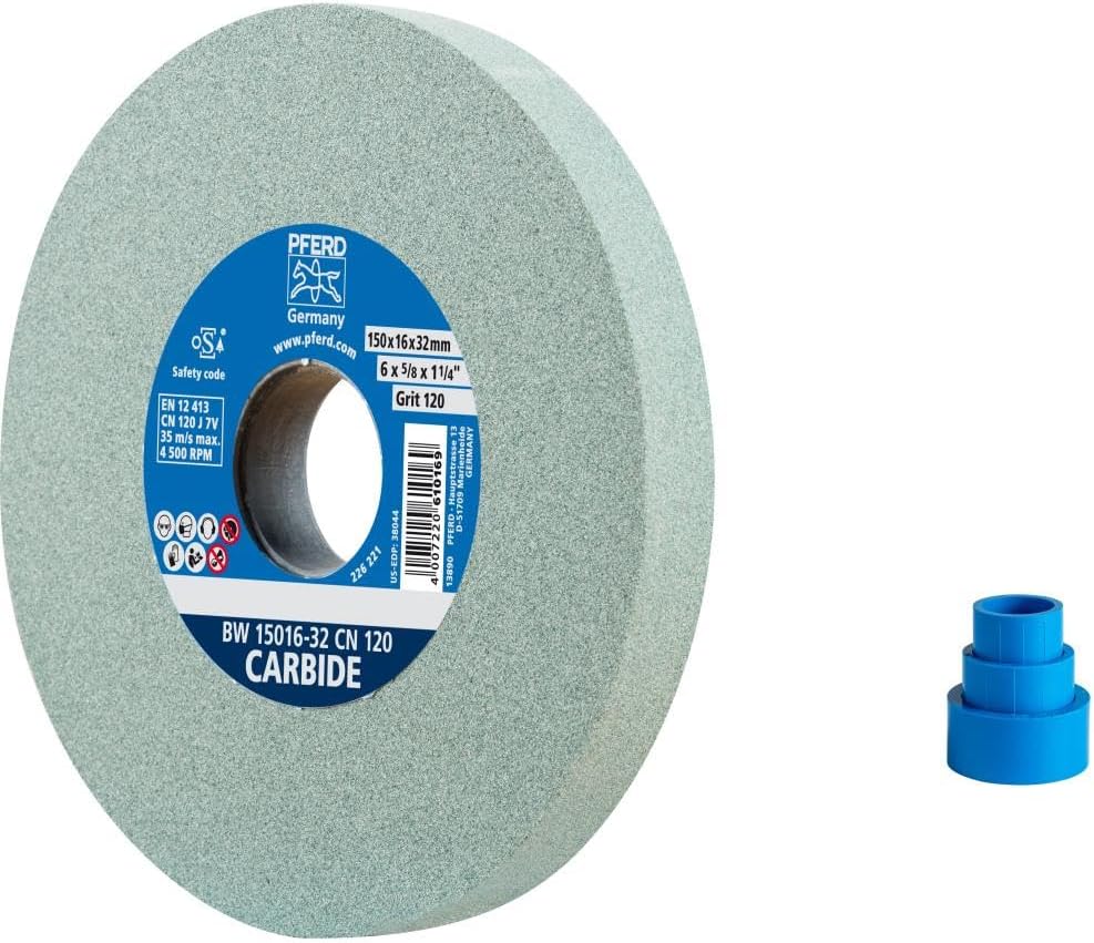 pferd vitrified bench grinding wheel - carbide, 6", main product view