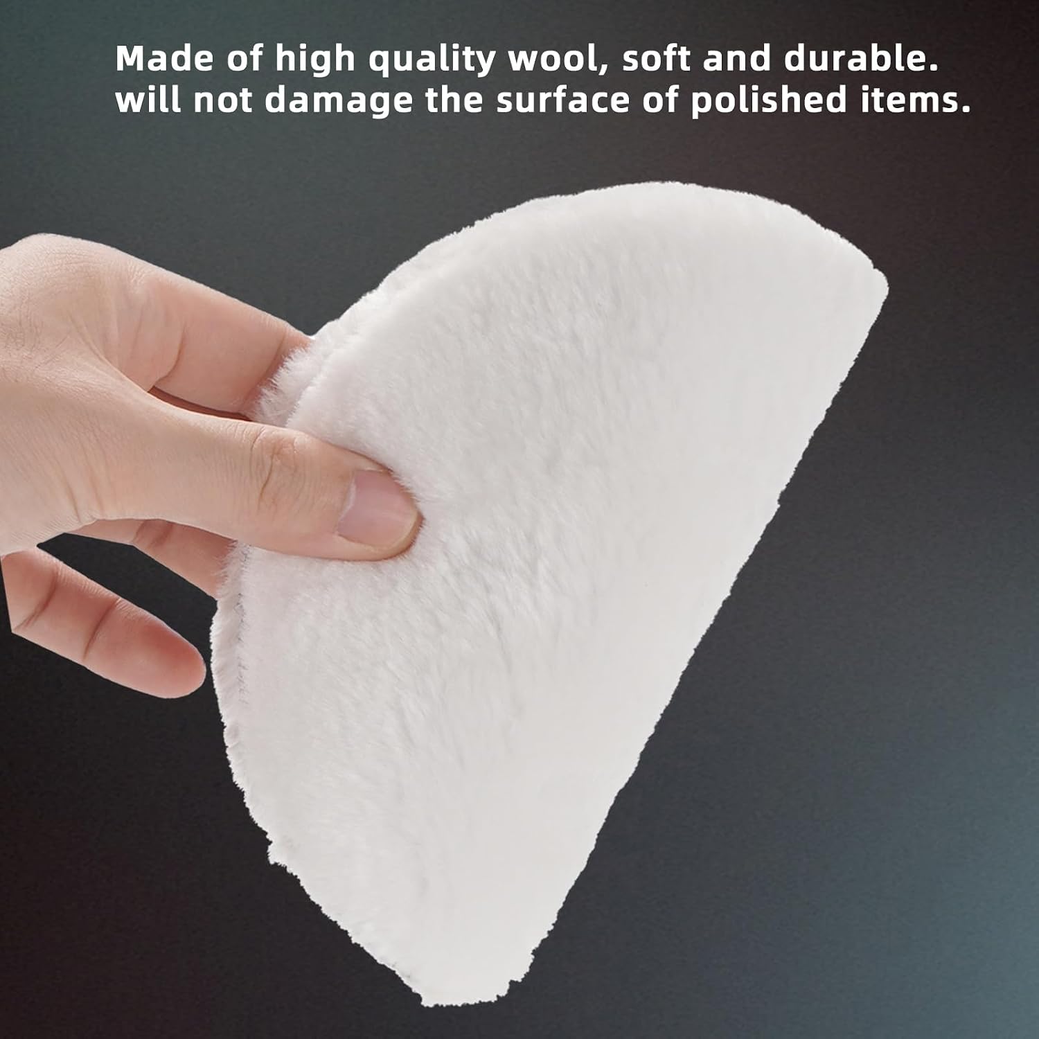 6Pcs 6 Inch Buffing Polishing Pads and Wool Pad | Buffing Sponge Pads Cutting Polishing Pads Kit for Car Buffer Polisher, Polishing and Waxing