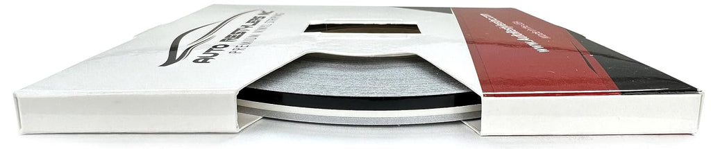 3M 4/16" x 150' 2-Color Automotive Vinyl Pinstriping Tape (Black/Silver Metallic)