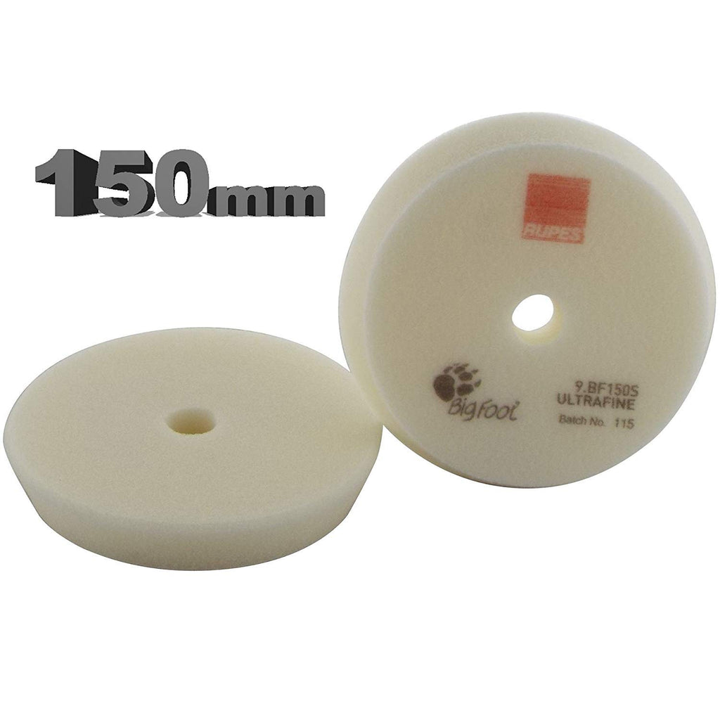Rupes 150 mm Foam Ultra Fine White use with the RUPES Diamond Ultra Fine Polish