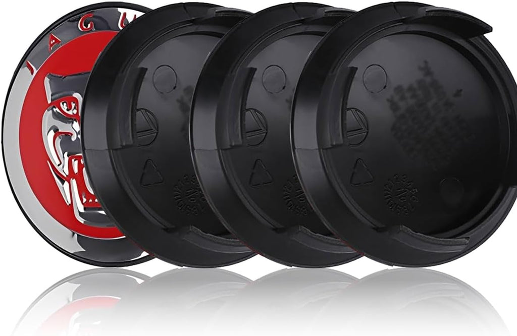 59mm Wheel Center Caps for Jaguar XE XF XJ F-PACE F-Type, 4PCS | Car Hub Centre Cover; Wheel Rim Hub Cap; Tire Hub Cap Accessories