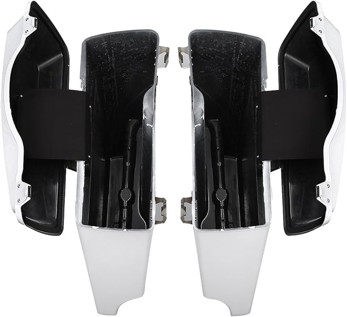 XFMT Motorcycle Stretched Saddlebags 5" Extended Hard Saddle Bags - Image 9