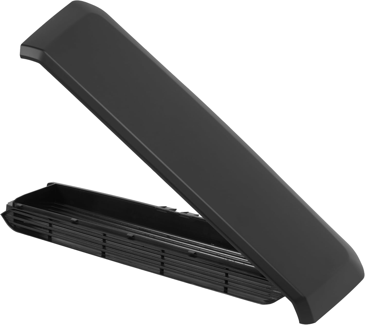 Front Upper Hood Scoop Vent Compatible with 2016-2023 Toyota Tacoma TRD Air Vent Hoods Plastic(ABS) Primer Black Replace for 76181-04900 TO1231104