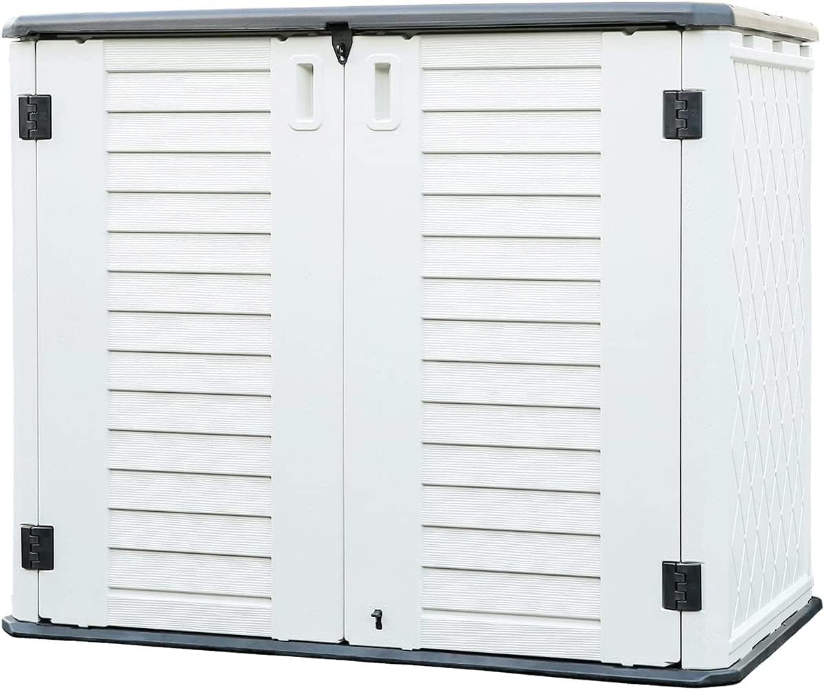 kinying outdoor storage shed - horizontal storage box, main product view