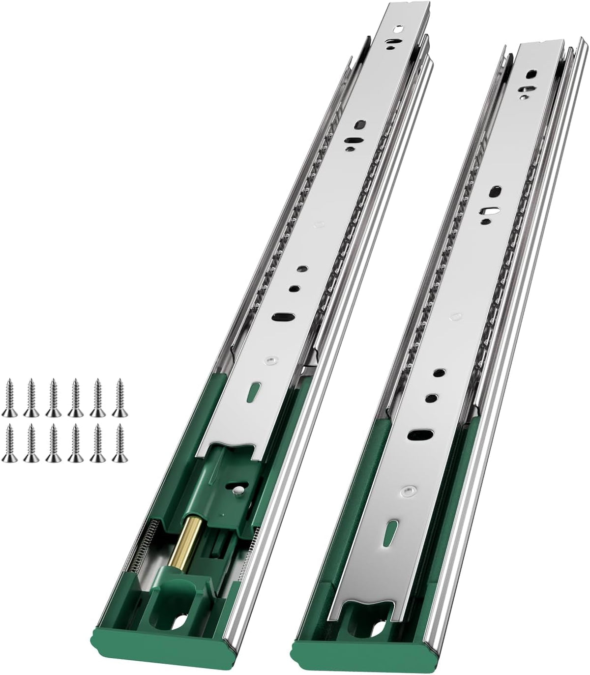 4 pairs 22 inch soft close drawer slides, main product view