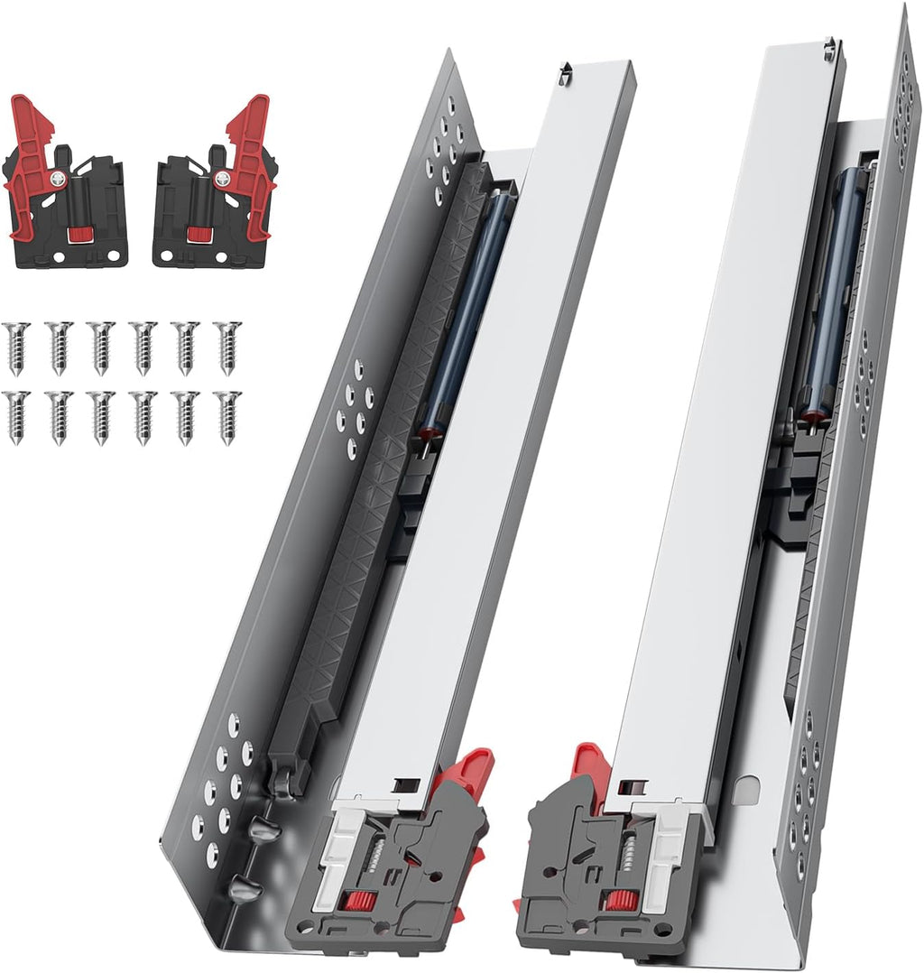 10 inch soft close undermount drawer slides for, main product view