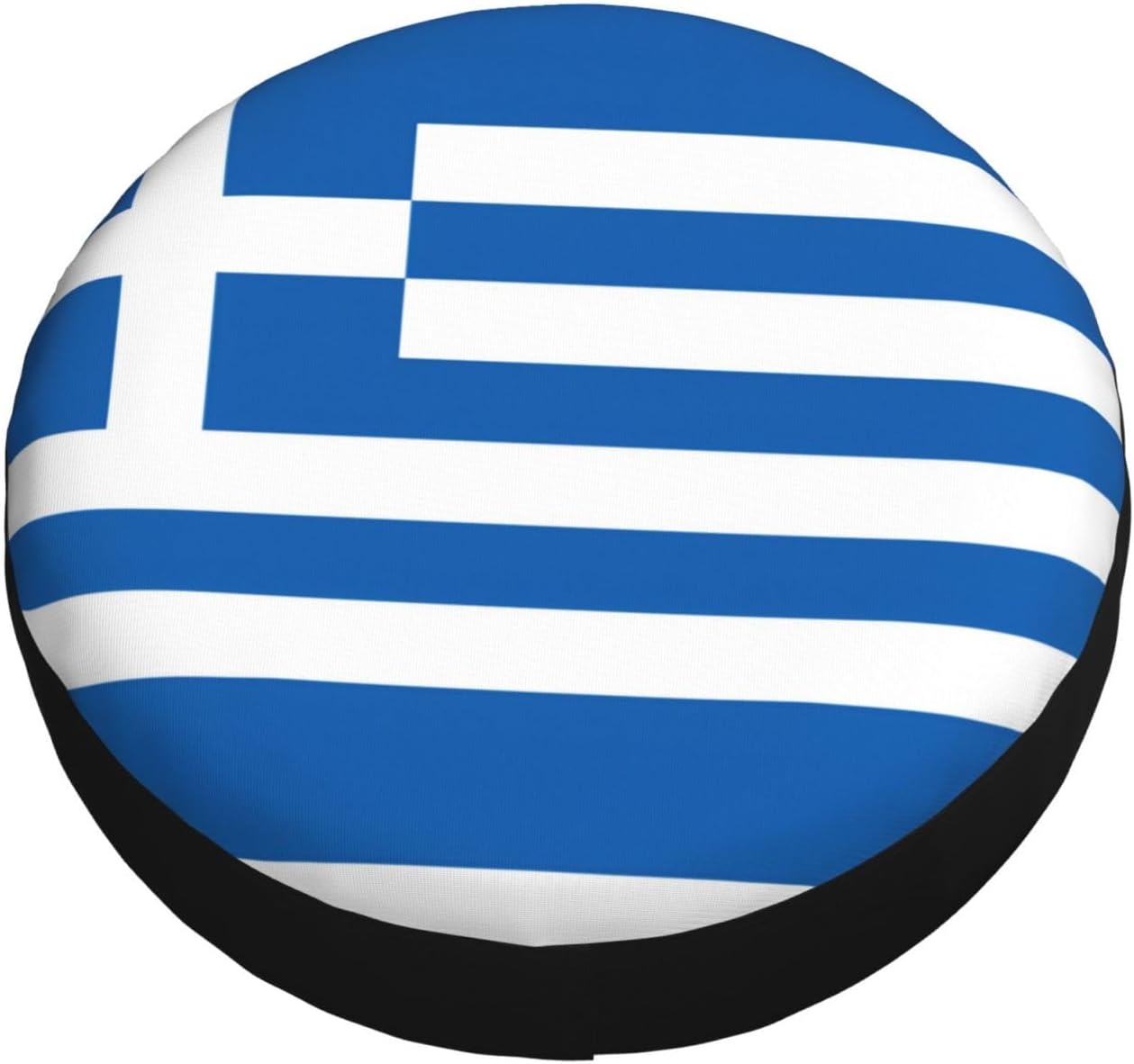 Greek Flag Print Universal Spare Tire Cover for RV, Jeep | Wheel Protector Fits Rv, Trailer, Jeep, Shield Tires From Sun, Dirt And Rain For Outdoor Storage