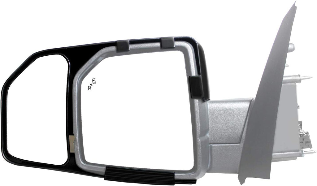 K SOURCE Snap & Zap 81850 Custom Fit Towing Mirror for 2015-2020 F150, Patented