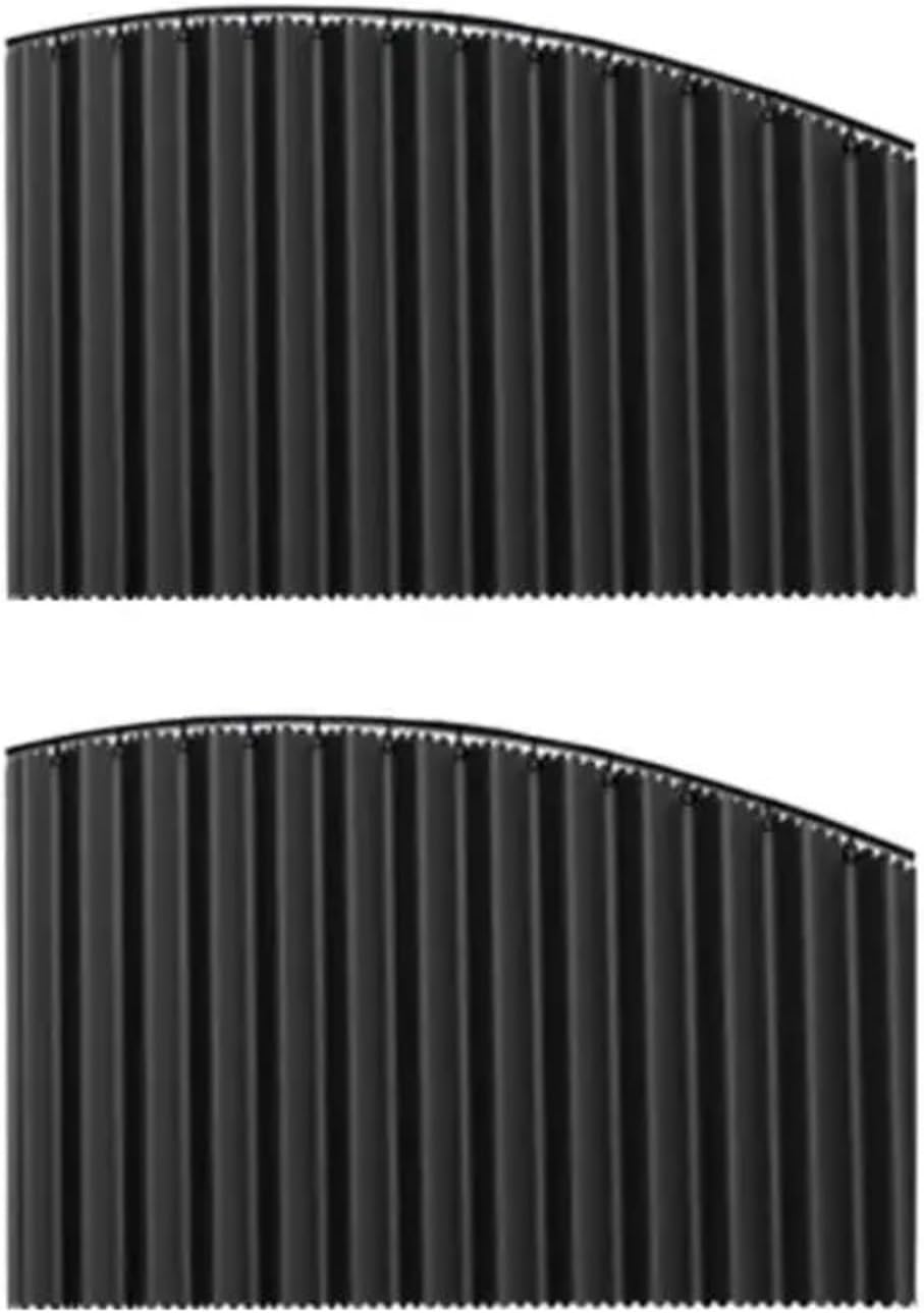 Embedded Sliding Rail Car Side Window Curtain Retractable Privacy Sunshade | Slide Rail Structure Supports Free Stretch Two Color Options Elevate Interior Private Space Experien(2pcs black)