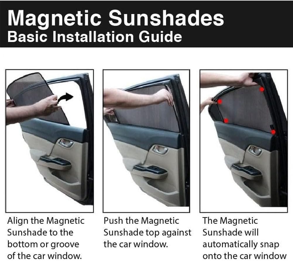 Car Window Sun Shade for Toyota 4Runner 4 Runner 2000-2019, Magnetic Mesh Side Window Screens for Camping Bug Protection, Breathable Automotive Sunshade Privacy Cover,F/7 Wholecar