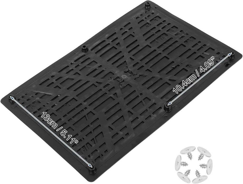 Universal Car Vehicles Trucks Floor Carpet Mat Patch Heel Scuff Plate Foot Rest Pedal Pad