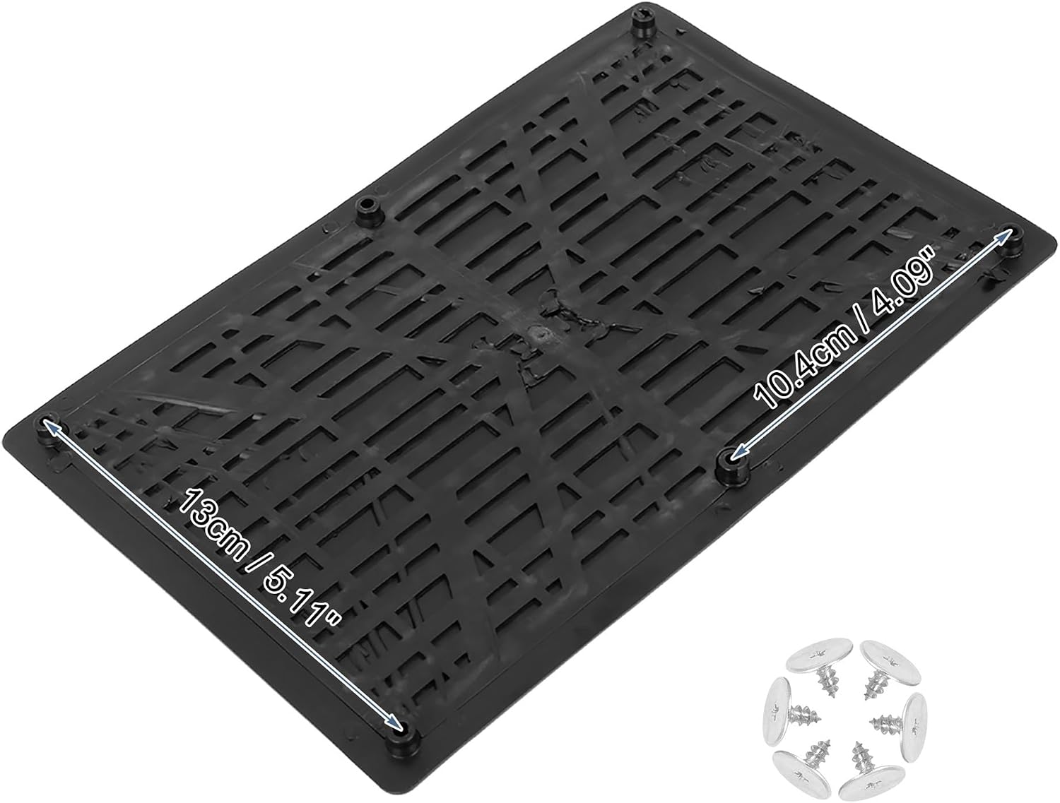 Universal Car Vehicles Trucks Floor Carpet Mat Patch Heel Scuff Plate Foot Rest Pedal Pad