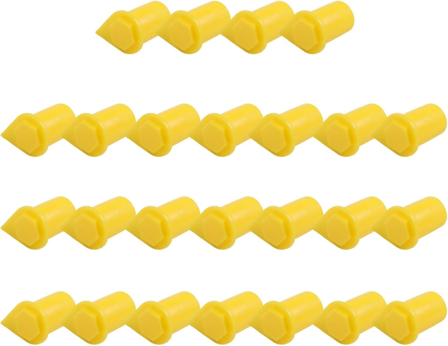 21mm Lug Nut Covers, Fluoro Yellow Wheel Nut Nut Indicators, Long Reach Wheel Nut Indicator, and Dust Cap