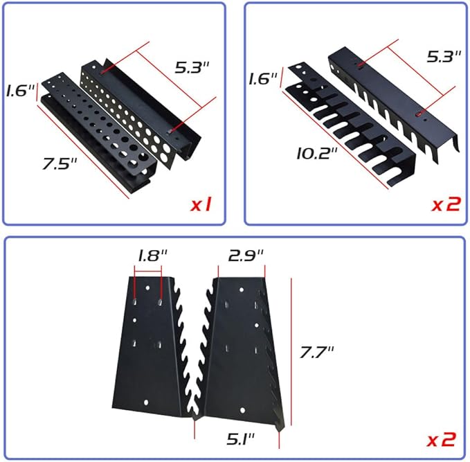 JZD Steel Wall Mount Storage Cabinet System - Image 7