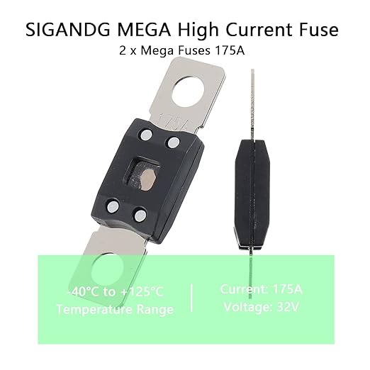 175A MEGA High Current Fuse - 175 Amp Bolt-on Fuse - Image 5