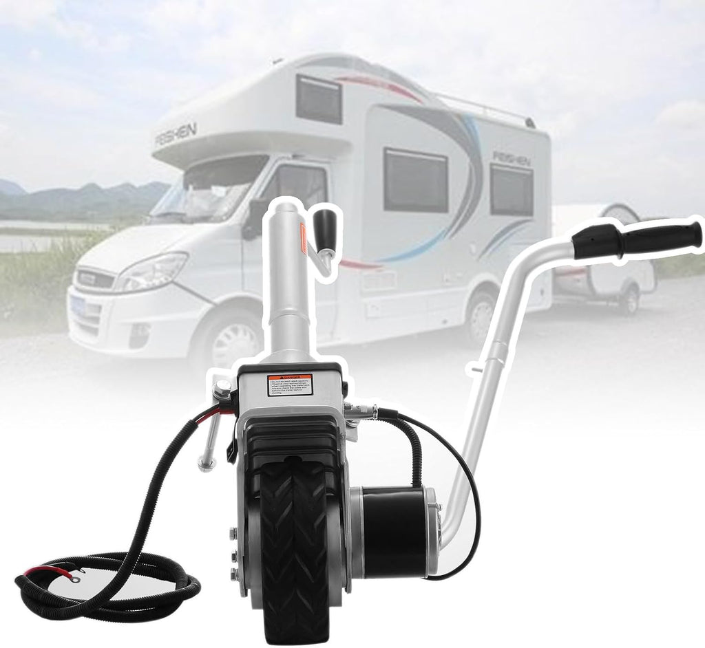Electric Trailer Trailer Wheel Mover Electric Wheels Powered Wheels Max Load 5000 lbs, Power Mover for Maneuvering 12V/350W Jack