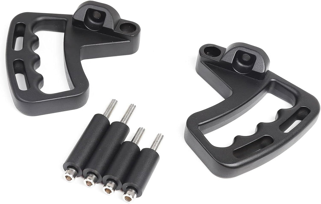 Front Aluminum Grab Handles Grip Handle Grab Bars for Jeep Wrangler JK JKU Sports Sahara Freedom Rubicon X & Unlimited X 2 Door 4 Door 2007-2018