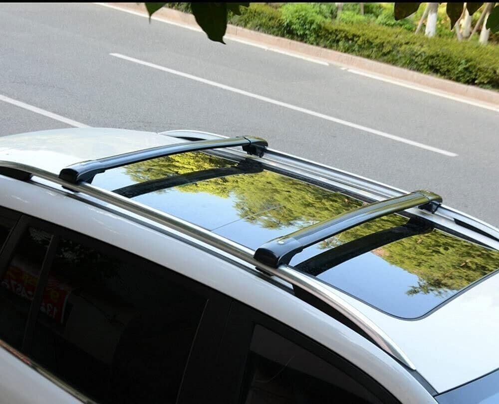 2Pcs Aluminum Roof Rail Cross Bars Compatible with Hyundai Palisade 2026 2027 Factory Style Lockable Cargo Rack Crossbars for Roof-Mounted Luggage Gear