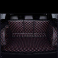 Car Full Coverage Boot Liner for Polestar 2 2023 2024 2025, Antislip Carpets Anti-Scratch Leather Rear Trunk Protector Mat,A/BlackRed
