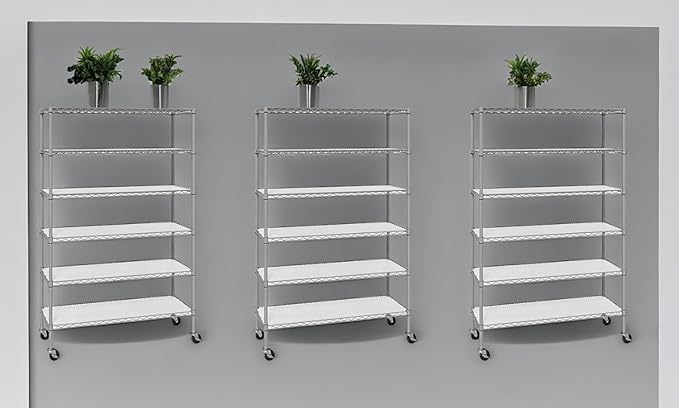 Organize in Style with The Members Mark 6-Tier NSF Heavy Duty Wire Shelving - Image 4
