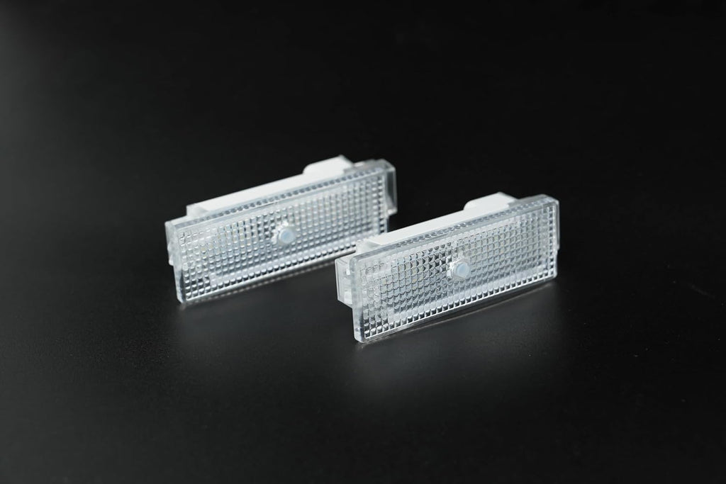 SANRILY 2Pcs Car Door Welcome Lights Fit for BMW F01 F03 F10 E60 E84 G30 M3 M5 X3 X4 5 6 7 Series Wireless Car Door Step Led Welcome Lights Shadow Lights (7 Color Lights)