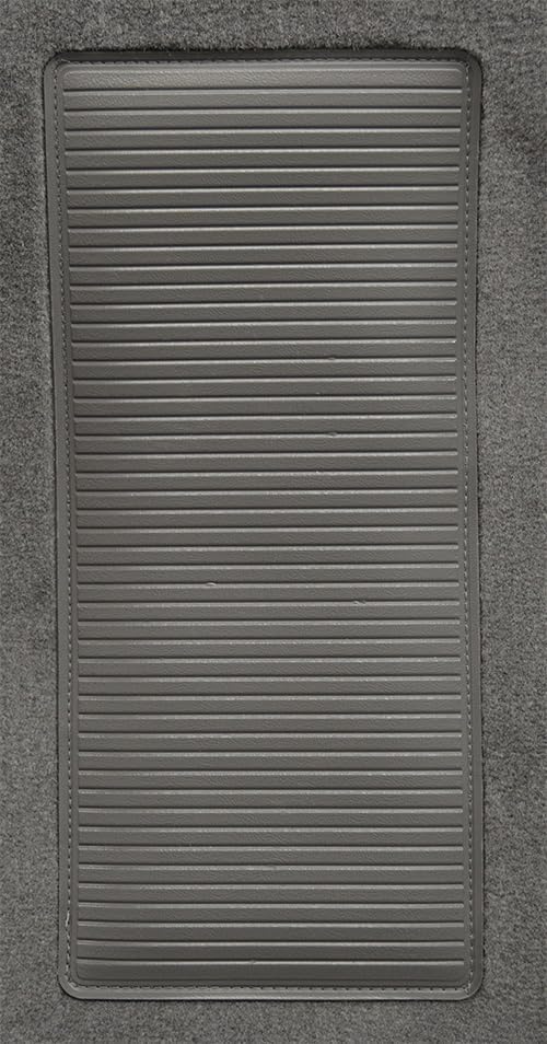 Auto Custom Carpets Replacement Auto Carpet Floor Liner - Molded Cutpile - fits 1999-2014 Ford E-350 Super Duty Ext Van - fits Gas or Diesel Complete (Dark Gray)