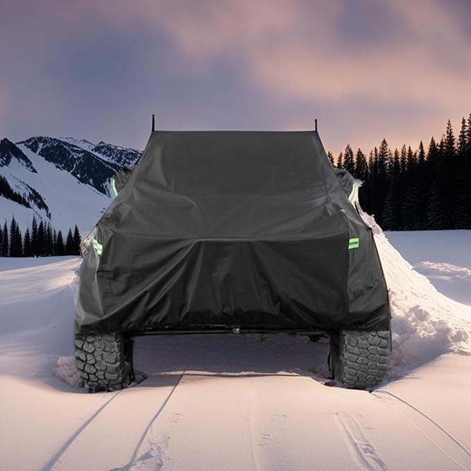 Waterproof Cover for Jeep Wrangler JK JL CJ YJ TJ 4 Door 1987-2023 Outdoor Sun - Image 7