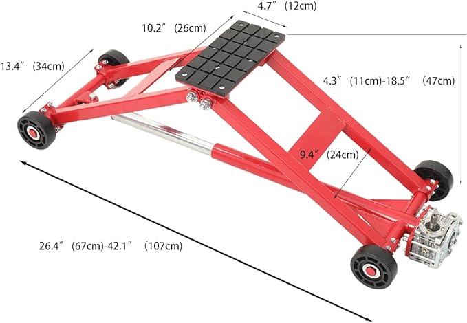 5500lb Portable Turbine Hoist Car Lift, Heavy Duty Auto Lift - Image 4