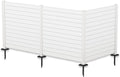 Kozyard 50" W x 48" H Outdoor Privacy Screens Aluminum Post, Air Conditioner by Kozyard