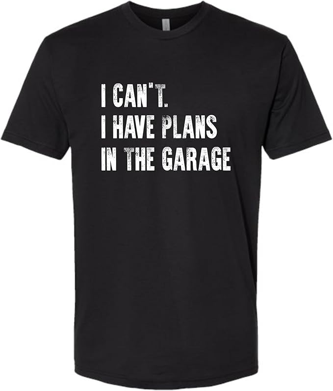 Go All Out Adult I Can't I Have Plans in The Garage Funny Dad Gift Deluxe Soft - Image 2