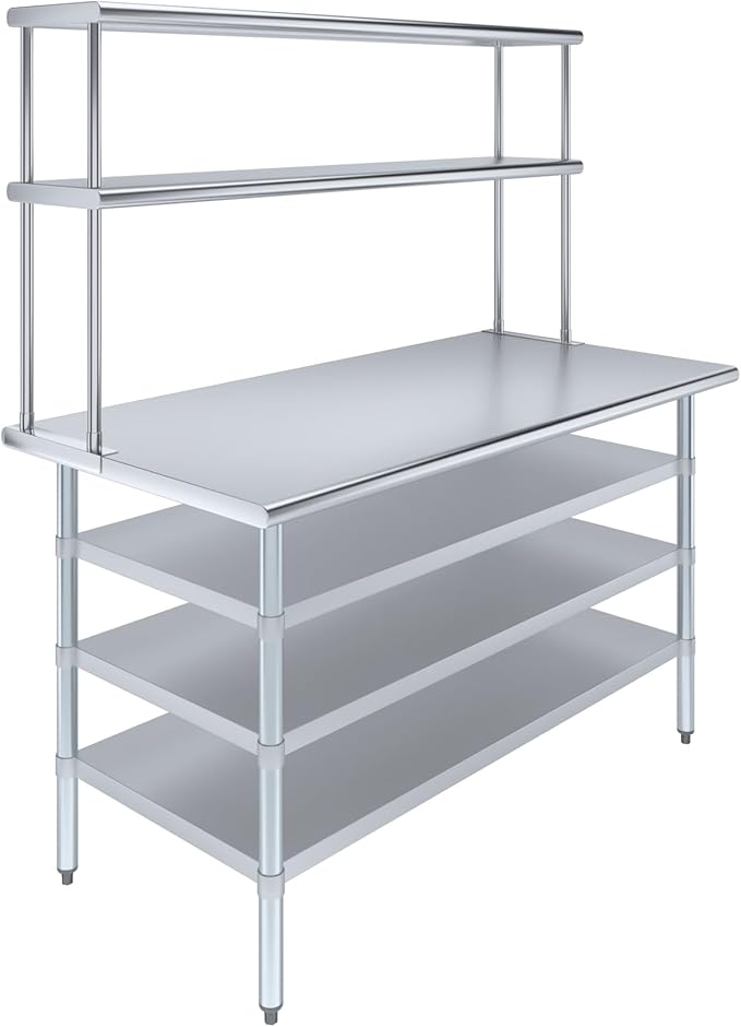Amgood 30" x 60" Stainless Steel Work Table by AmGood