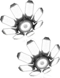 Adiding LED Garage Ceiling Lights 2 Pack w/ 8+1 Adjustable Panel, Super Bright