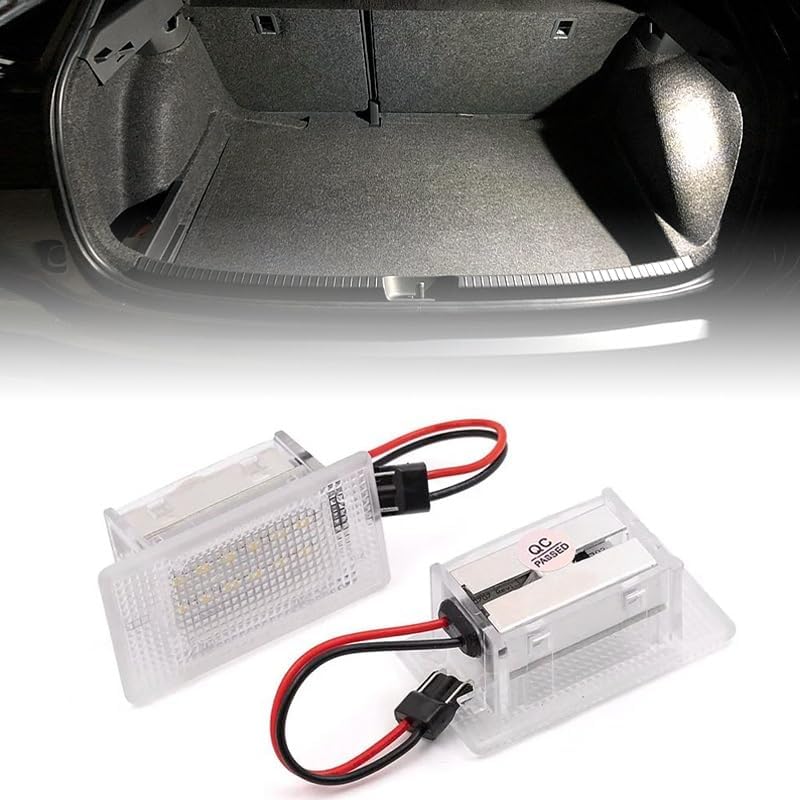 2Pcs Luggage Trunk Light for Ford KA B-Max C-Max S-Max for Cougar for Ecosport for Escort Figo for Fiesta for Focus