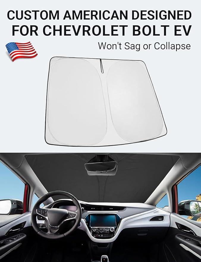 Proadsy 2025 Upgrade Windshield Sunshade Custom Fit 2017-2024 2025 Chevrolet - Image 2