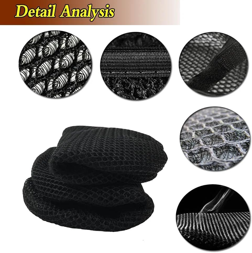 Compatible with K-T-M 790 890 ADV Adventure Front Rear Cowl Protectors Mesh Driver Rider Passenger Seat Cover Cushion Guard Sun-Proof Insulation Net