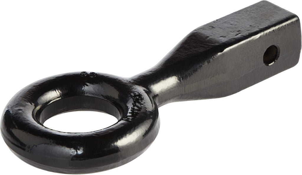 Buyers Products RM1225E Forged Receiver Mounted Tow Eye – Heavy Duty 12,000 lb Towing Capacity, Fits 2 Inch Hitch Receiver, Corrosion Resistant Black Powder Coated Steel, Trailer Truck Hitch Accessory